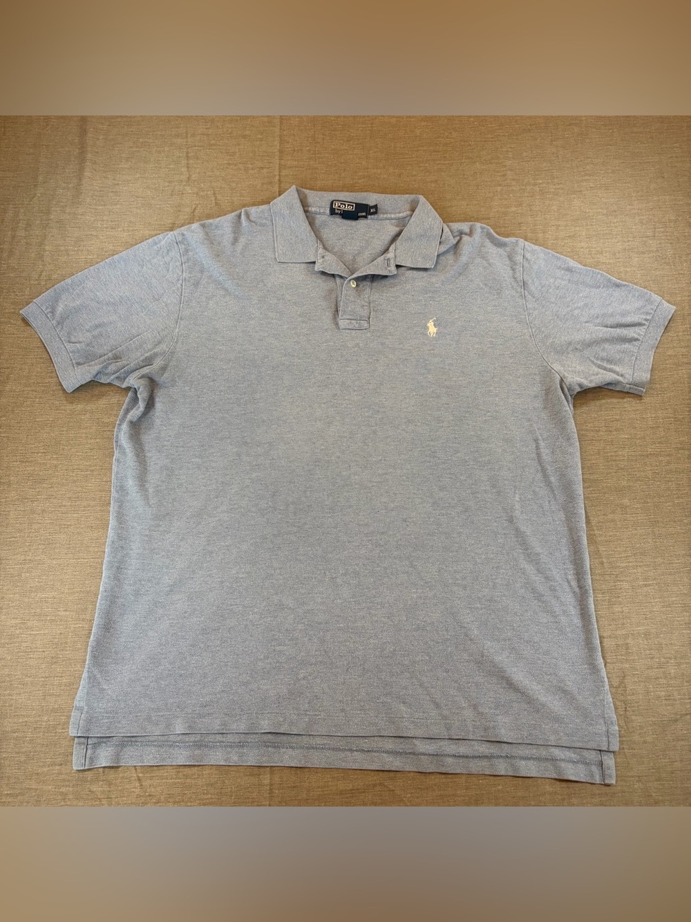 Polo By Ralph Lauren Light Blue Men’s XL Classic Fir Polo Short Sleeve Cotton - Picture 2 of 6